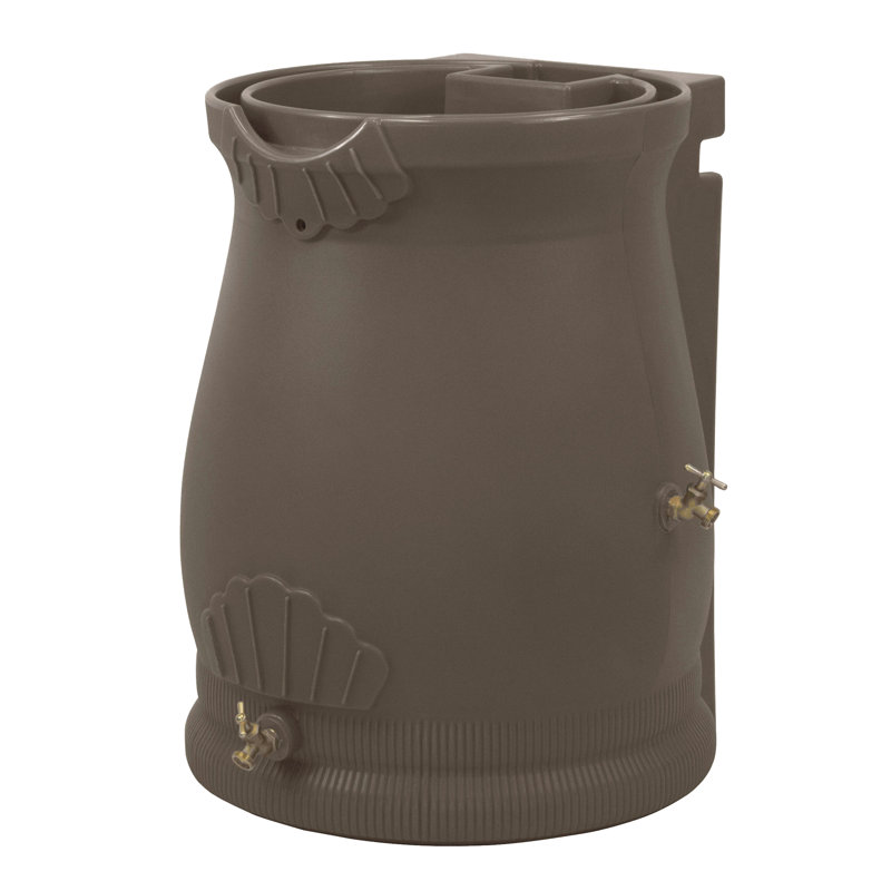 Baril d'eau de pluie 50 gallons Rain Wizard, Chêne