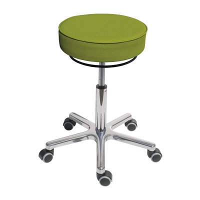 Kephart Adjustable Height Ergonomic Industrial Stool Lab Stool with Removable Casters/Wheels