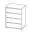 Selestina 60cm W 4 - Drawer Chest of Drawers-1752029297