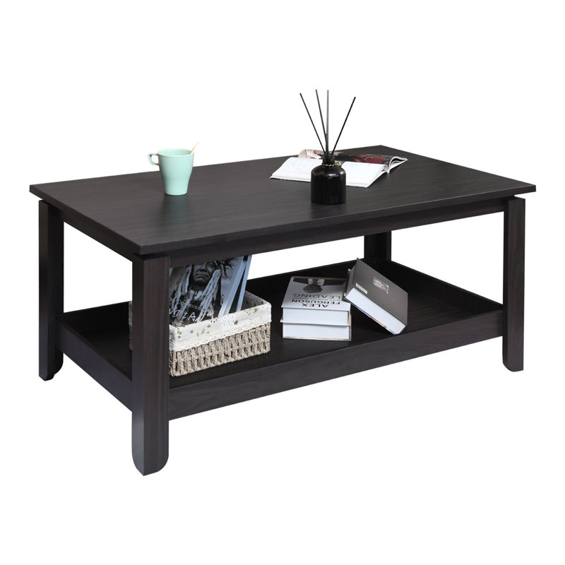Table basse à 4 pieds avec rangement