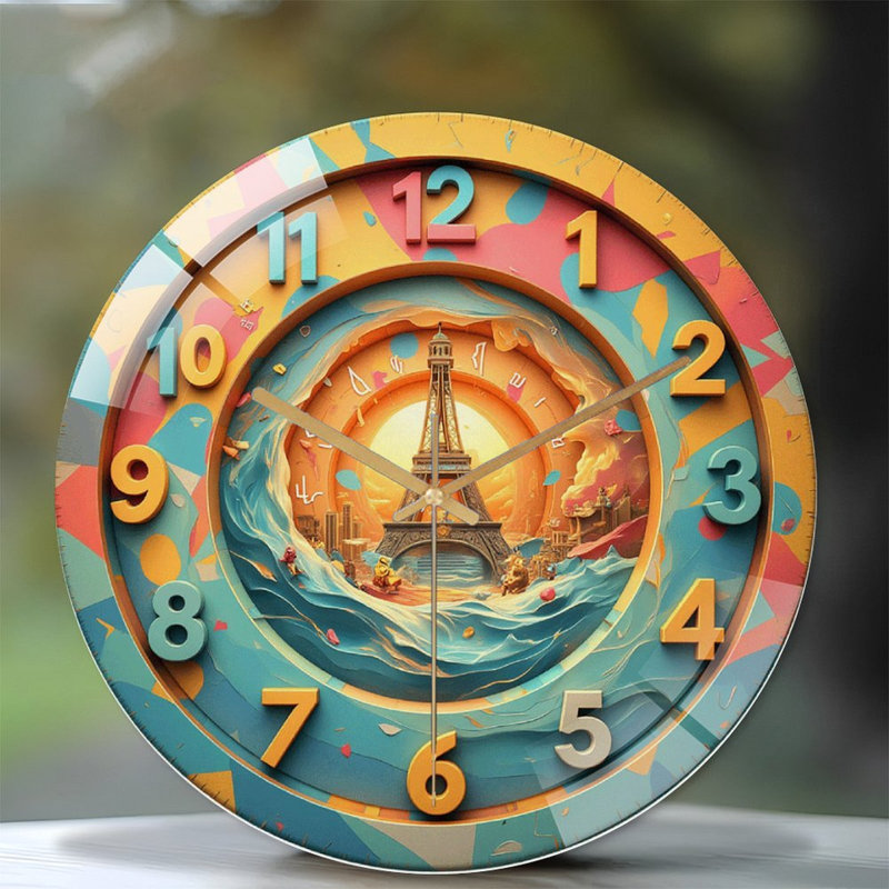 Horloge murale Eiffel