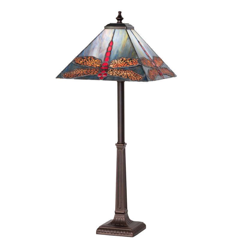 23" High Prairie Dragonfly Buffet Lamp