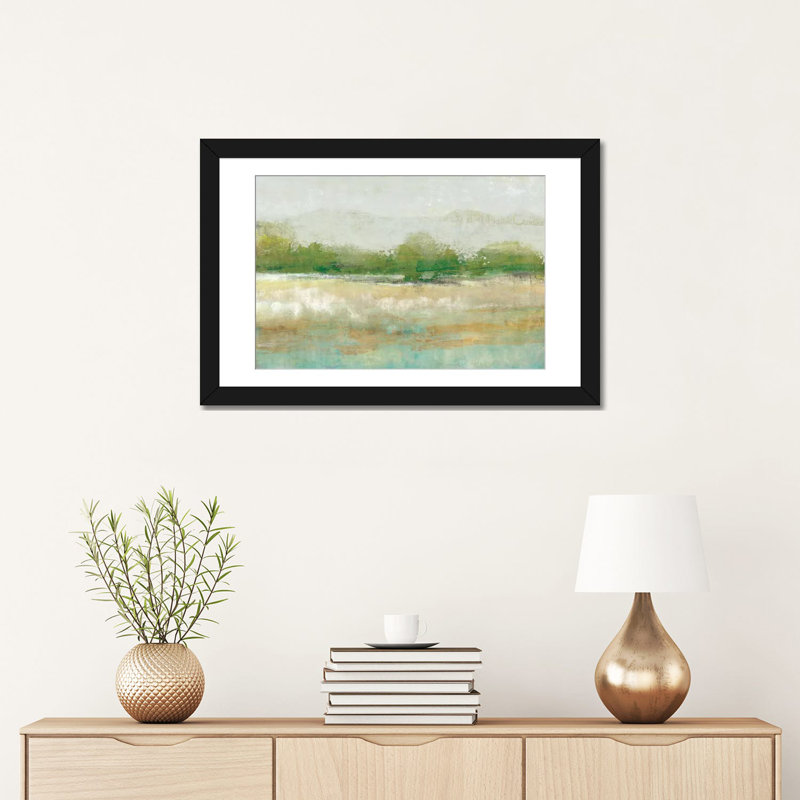 «Spring Treeline I» par Timothy O 'Toole, reproduction sur toile tendue, H 16 po x l 24 po x P 1 po, Blanc