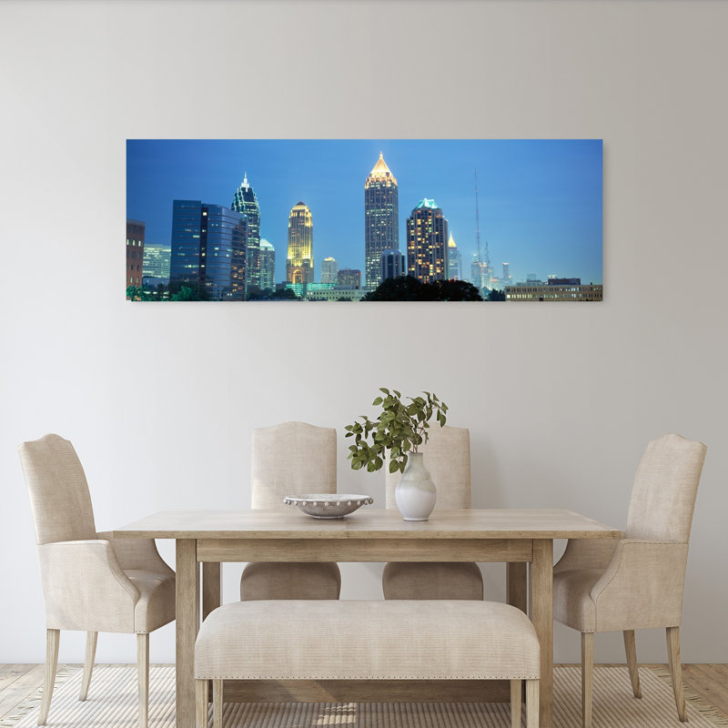 Skyline Atlanta GA USA by Tomas Barbudo - Wrapped Canvas Panoramic Print, 50.8 cm H x 152.4 cm W