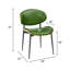 Chaise de salle à manger rembourrée Schrader-629427719