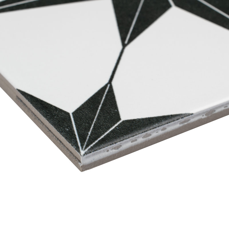 Carreau de porcelaine à motifs pour mur et plancher de 10 po x 10 po Stella