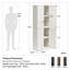 Armoire de rangement à 4 portes 72 po Mavice, noyer-1884629261