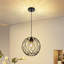 Ambrielle 1‑Light 25 cm Black Bird‑Nest Flush Mount Ceiling Light-583241222