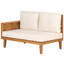 Nuncio Solid Wood 4 - Person Seating Group with Cushions