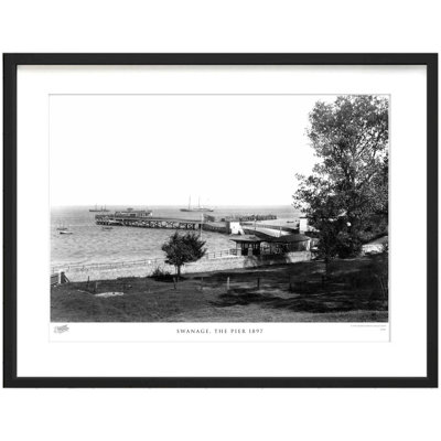 Swanage, The Pier 1897 by Francis Frith - Single Picture Frame Print