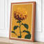 Golden Chrysanthemum Botanical - Wrapped Canvas-2111357456-2111357460
