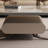 Modern simple oval rock plate coffee table-110455610