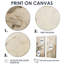 Beige et blanc, rivière de marbre - art mural abstrait en marbre-114691643-114691644-114691637