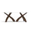 Entwine - Rectangular 48IN x 84IN Macchia Vecchia Stone Top Table - Natural Walnut Finish-1390716551-1390716545