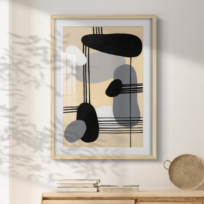 «Interconnected Shapes II», impression encadrée