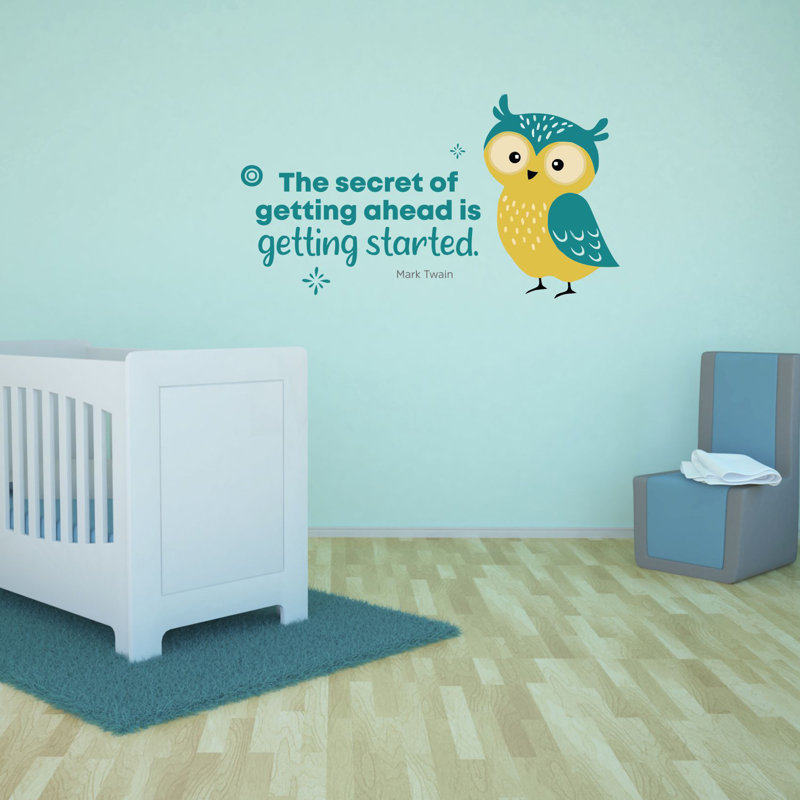 Text & Numbers Wall Decal, 12" H x 20" W