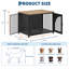 Meuble de cage pour chien, chenil d'intérieur pour chien avec serrure et porte arquée 42,5 po-384241733
