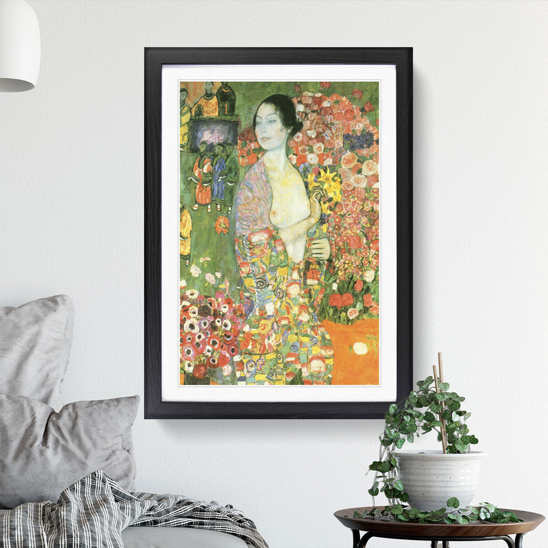 The Dancer by Gustav Klimt - Framed Print