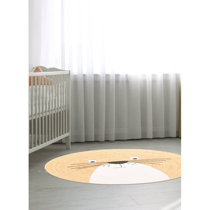 Tapis brun clair Palas Denizli 3 pi 0 po x 3 pi 0 po