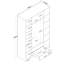 Berend 4 Door Manufactured Wood Wardrobe