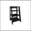 Armoire à linge H 29,7 po, quatre tablettes, vertical, noir-1993624686