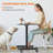 Mobile Standing Desk, Laptop Computer Cart, Height Adjustable Rolling Cart with Wheels, Small Rolling Desk for Home and Office-1098667870