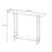 Multifunctional acrylic transparent console table