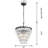 Kabresha 4 - Light 14“ Crystal Teardrop Tiered Round Chandelier-78123854