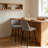Aspendale Swivel Upholstered Counter Stool