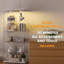 Vitrine en verre à 5 tablettes avec porte