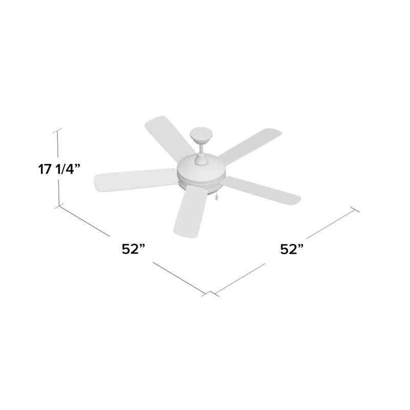 Ceiling Fan with LED Lights, White Frost, Stainless Steel with Brushed Nickel Blades