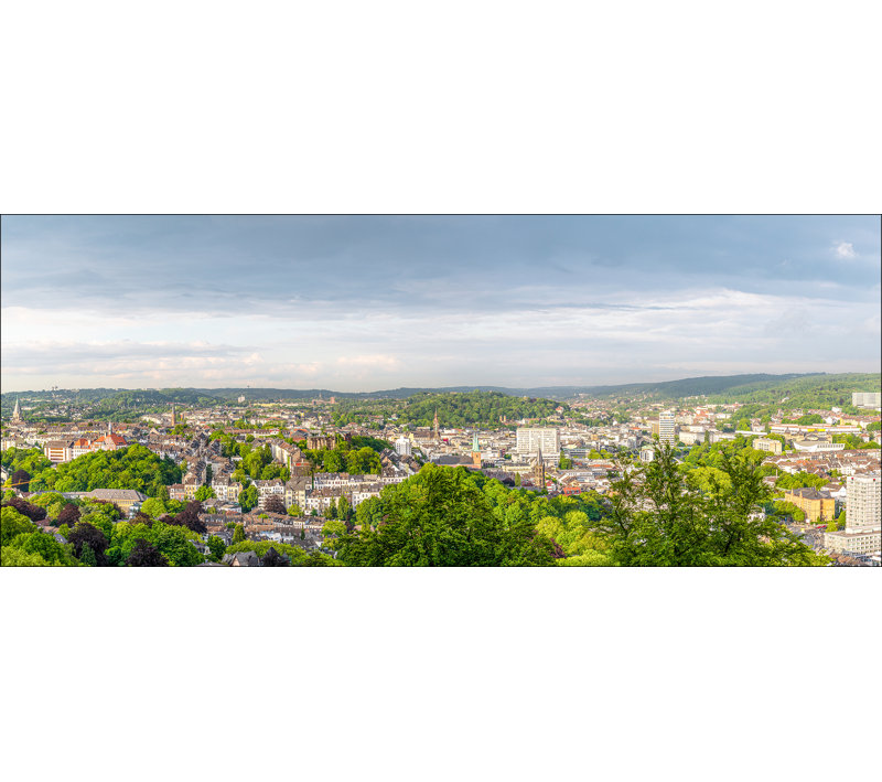 Wuppertal - No Frame Print on Canvas, 50cm H x 125cm W x 1.4cm D