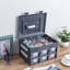Plastic Stackable Desk Organiser with Drawers