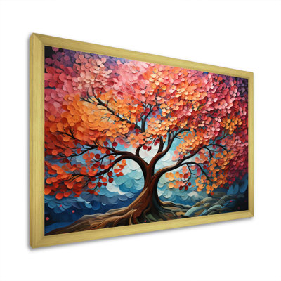 " Trees Abstract Pink Peach Symphony "