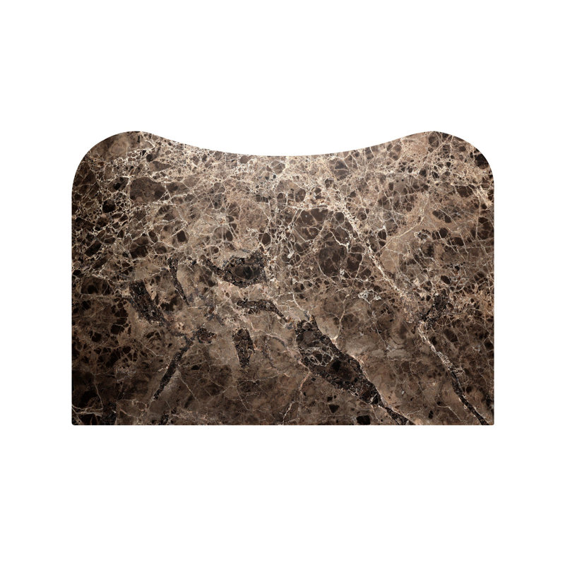 Boa Nightstand-Sandy Mindi Veneer, Espresso Mindi Veneer