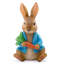 Peter Rabbit tenant une carotte