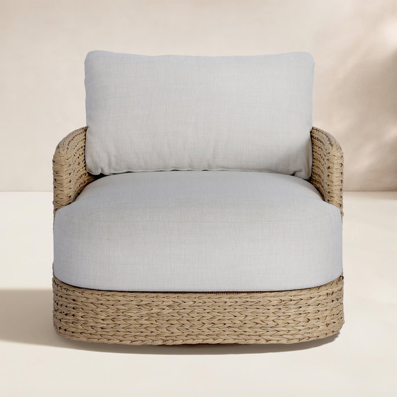 Chaise pivotante d'extérieur Coltan - Crème Vergo