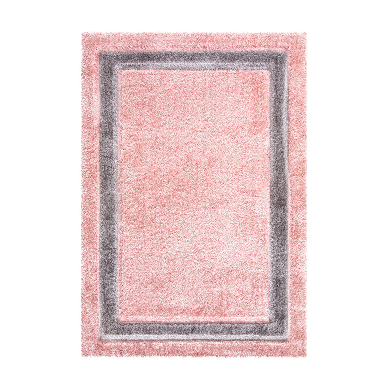 Trani Extra Large Thick Pink Shaggy Rugs Soft Area Carpet Living Room Bedroom Hallway Runner, Rectangle 200 x 290cm