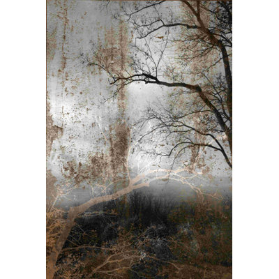 Arbre surplombant - peinture sur toile tendue