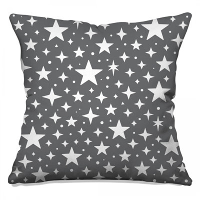 Coussins décoratifs gris Starry
