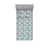 Blanc et bleu sarcelle foncé / motif floral écum est en rupture de stock