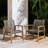 Wellard Outdoor Wood and PE Wicker Club Chairs-225617944