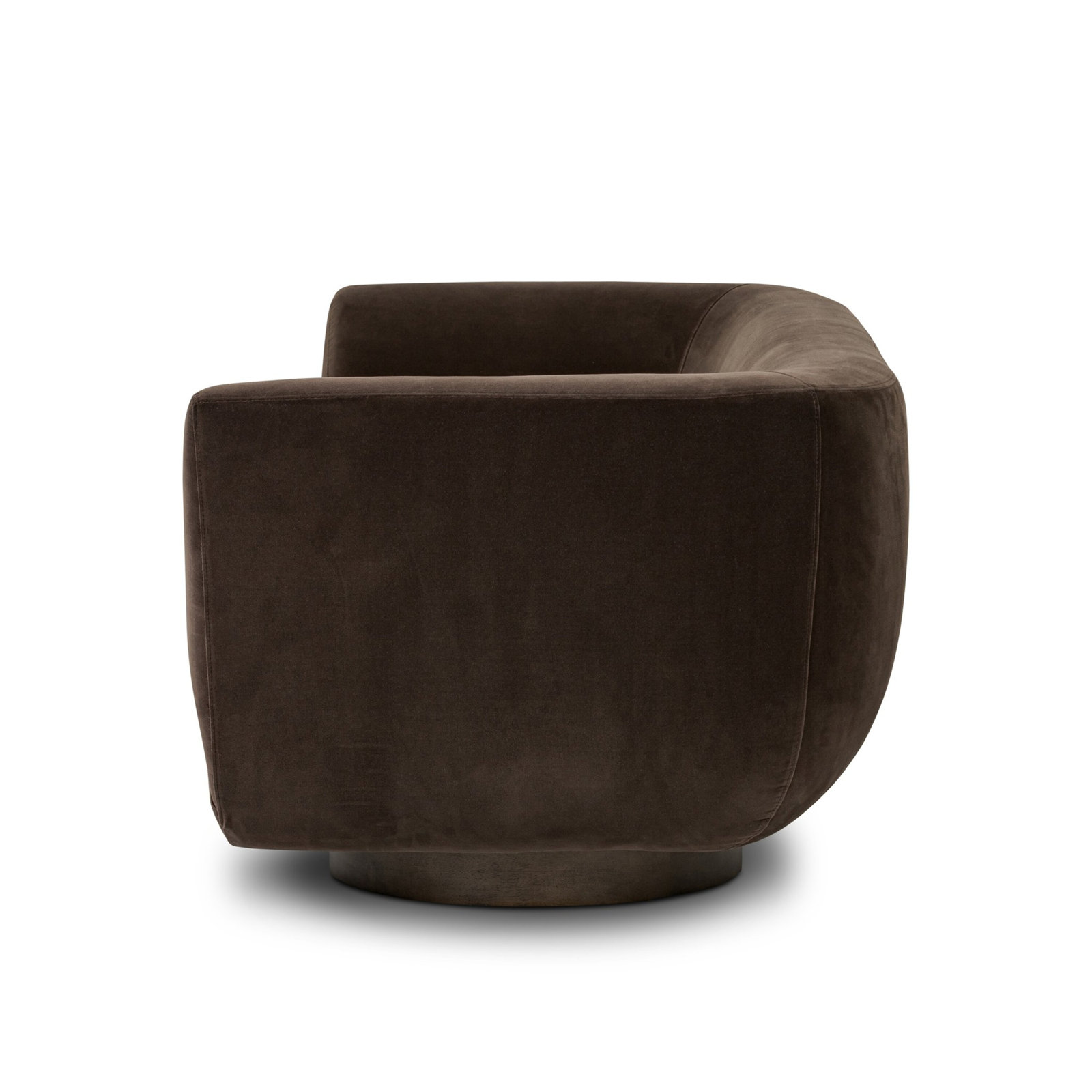 Holloman 87'' Upholstered Sofa, Surrey Cocoa 76.8% Cotton/23.2% Polyester