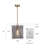 Quitman 1-Light Dimmable Pendant-1248170435