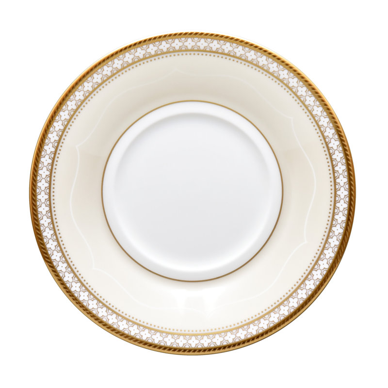 Noritake Trefolio 6" Bone China Saucer