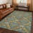 Machine Washable Indoor/Outdoor Chantille ACN2544 Damask Rug-373422671-373422669
