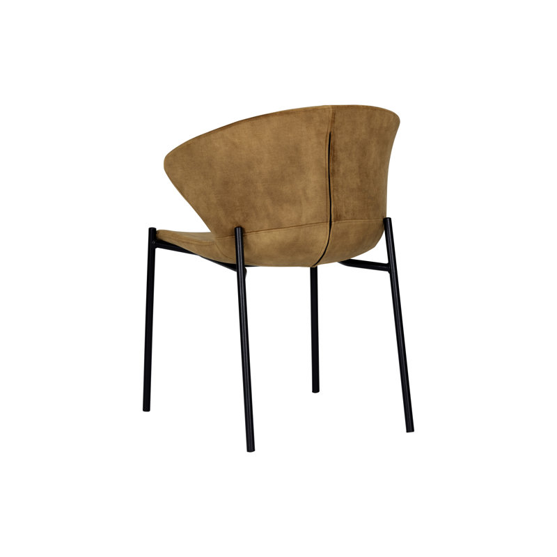 Upholstered Dining Chair, Gold