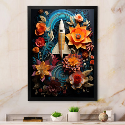" A Surrealism Space Shuttle Launch "