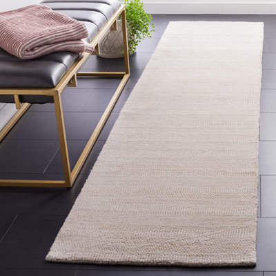 Tapis de performance uni tissé à la main Mirage