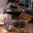 London Sip, Stainless Steel Espresso Maker 6-cup, Glass